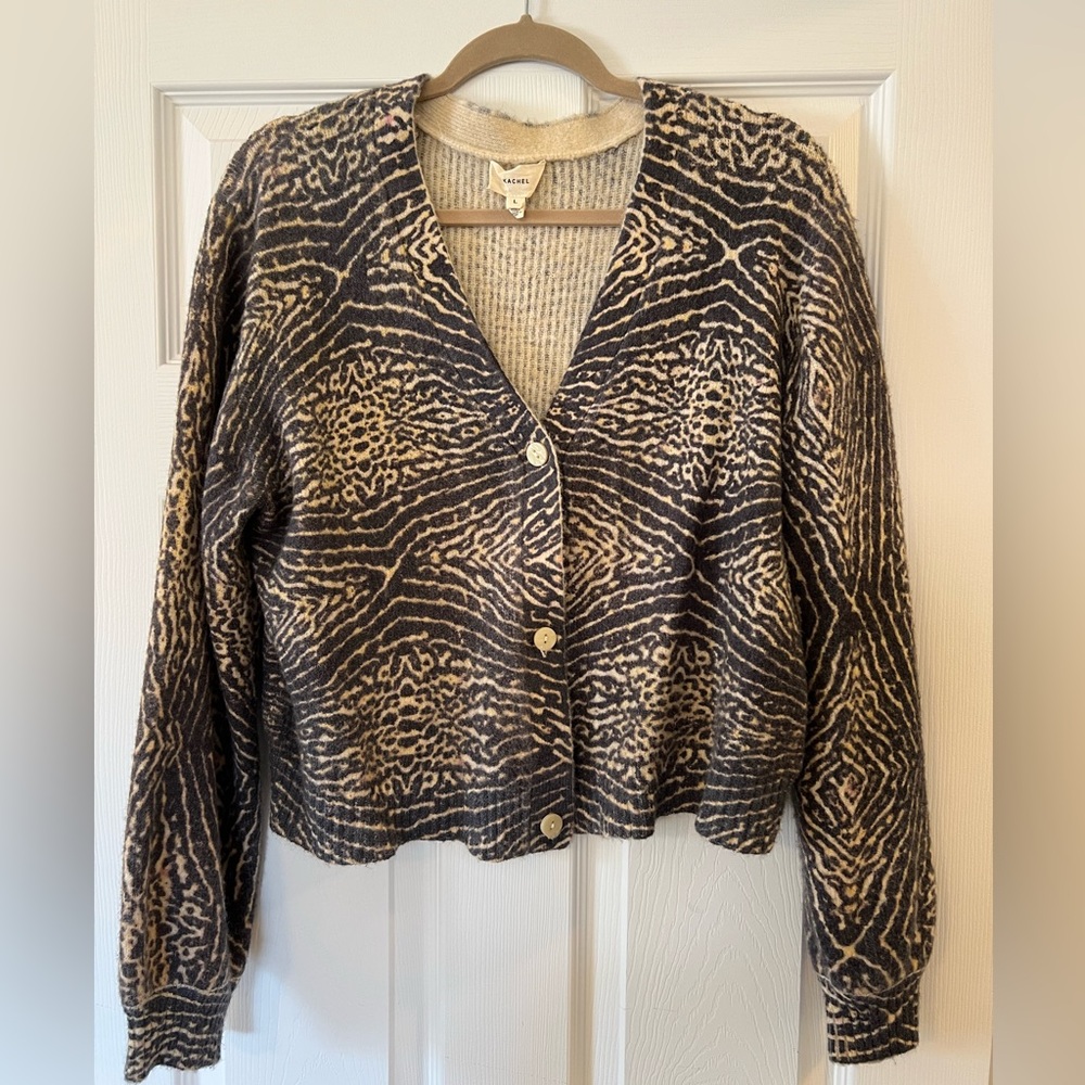 Anthropologie Kachel v-neck cardigan sweater size Large